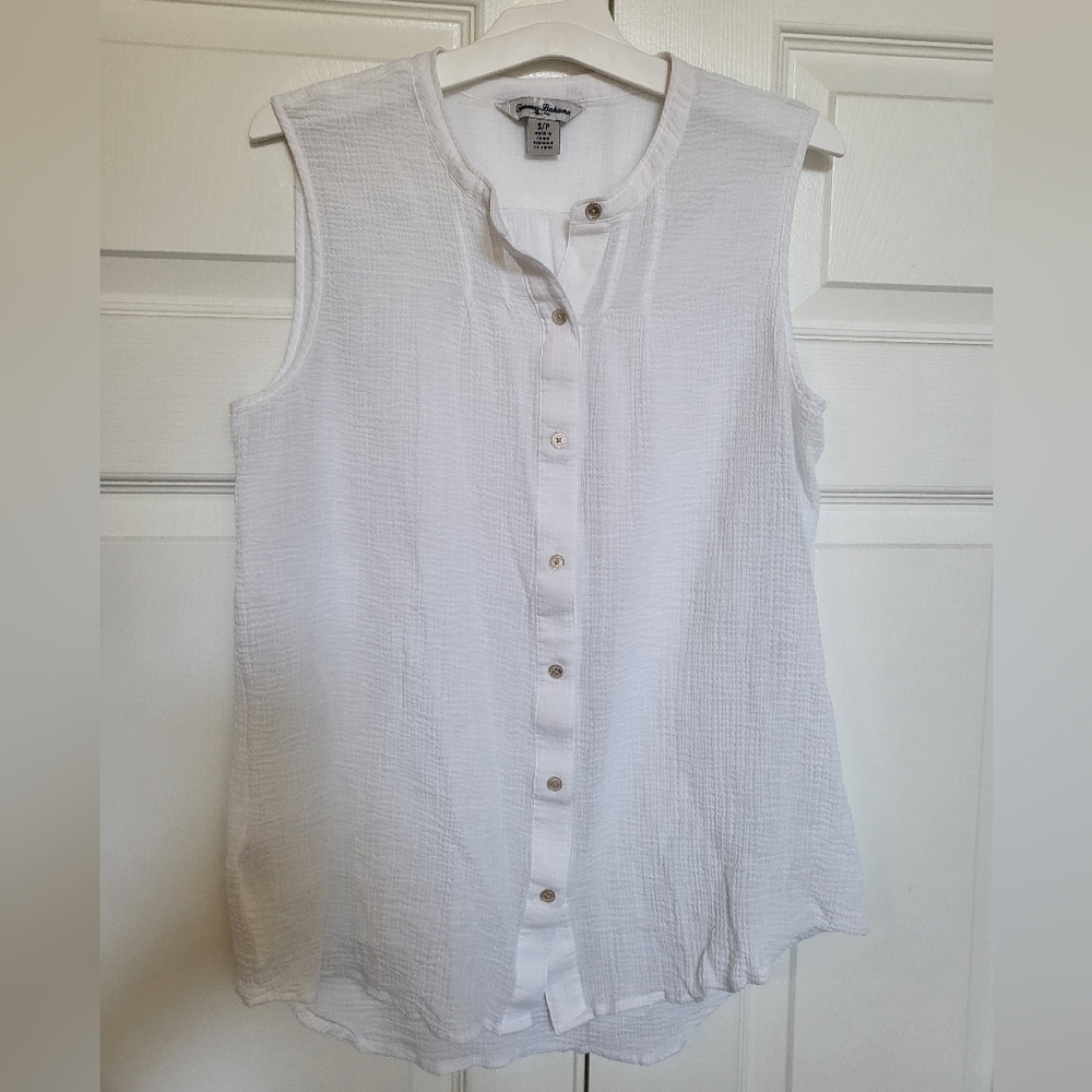Tommy Bahama button tank top